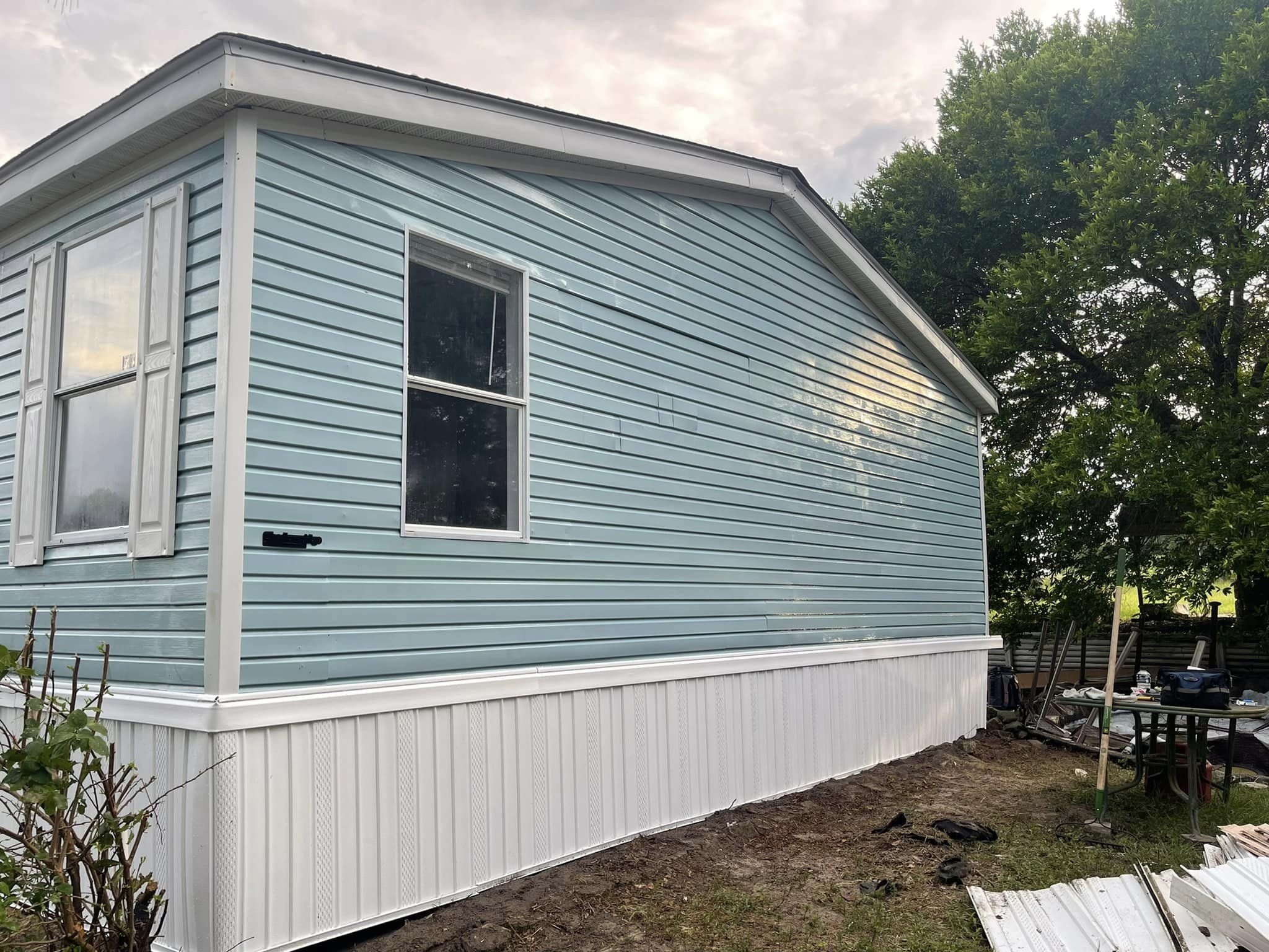 Trailer Home Movers Mobile home skirting Trailer Home Movers Mobile home skirting